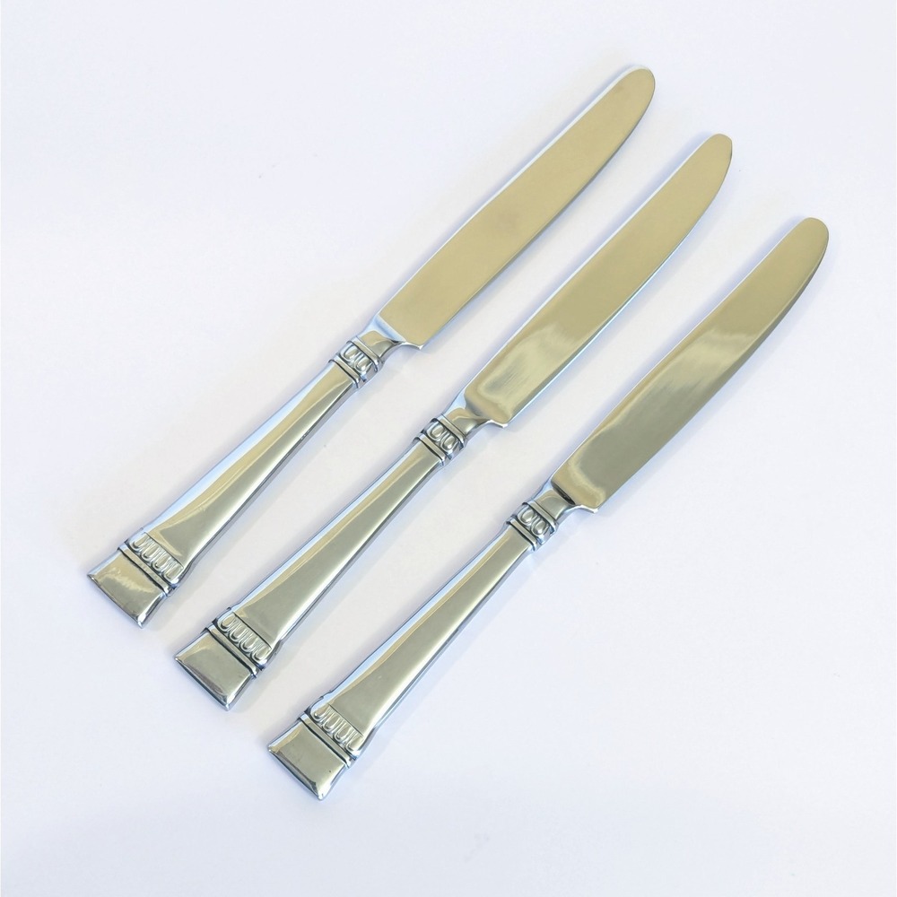 Oneida CADENCE Dinner Knife Knives NEW 18/10 Stainless Indonesia (Set Of 3)